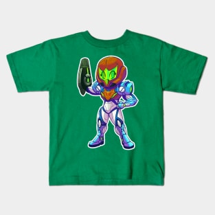 Chibi Dread Samus Kids T-Shirt